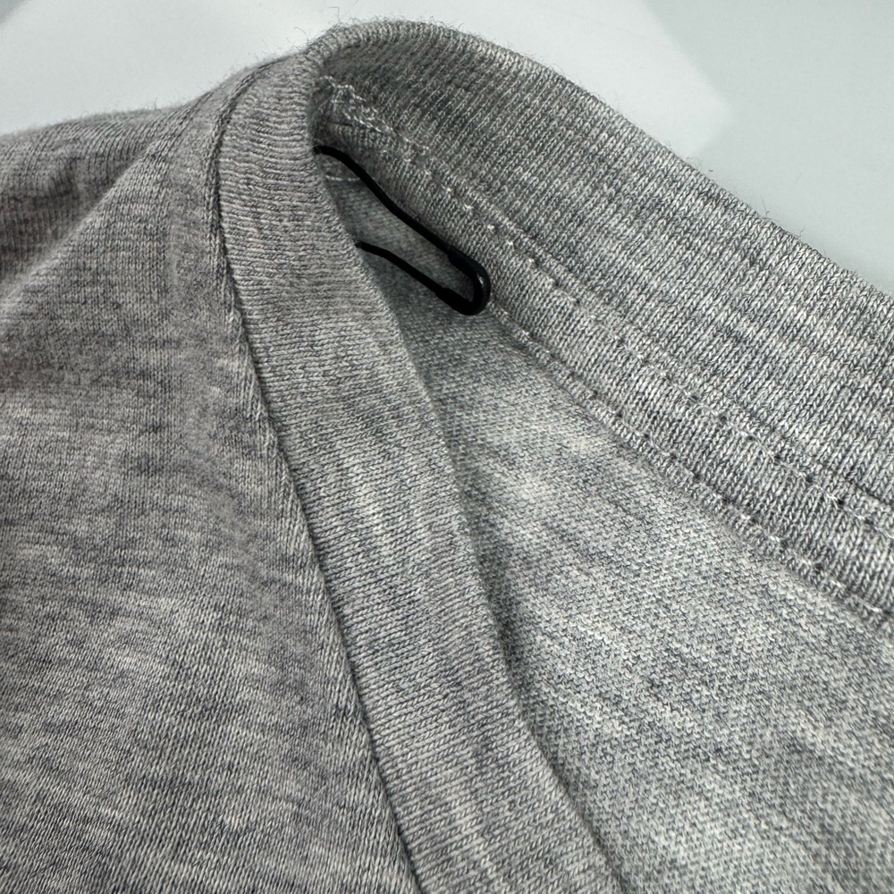 Pinko Italy Shirt‎ Knit Top Tee Zafira Jersey Heather Marled Light Grey Puff - Picture 4 of 9